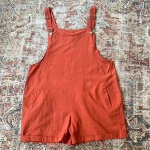 Shein Short overalls burnt orange size Medium